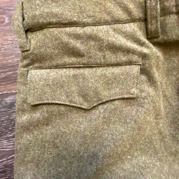 VTG SCHILLING OHG REICHARTSHAUSEN GERMAN MILITARY HEAVY WOOL CARGO PANTS - Picture 5 of 15